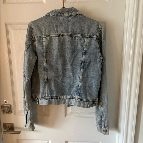Free People Denim Jacket Size S - Picture 3 of 5